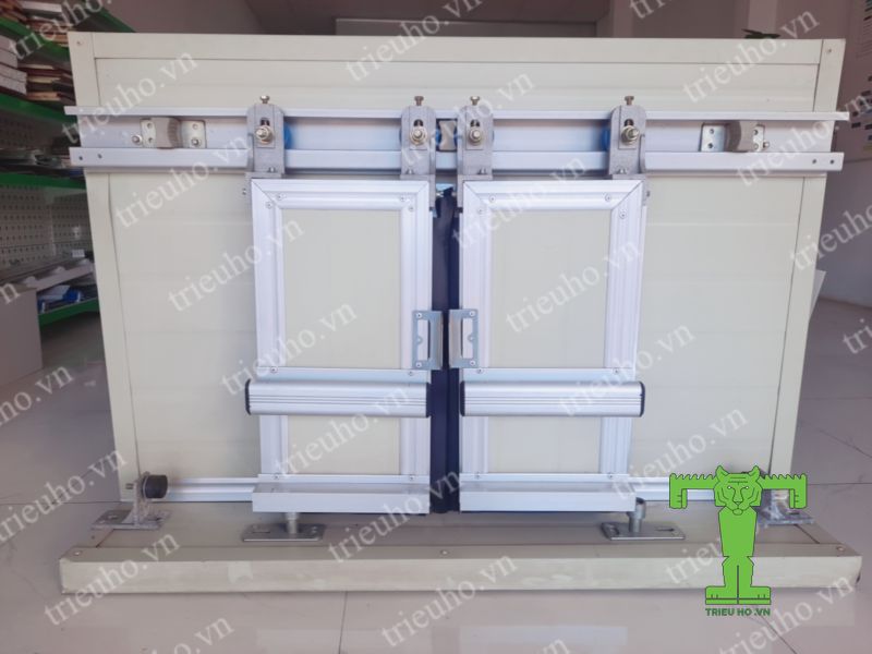 Mô hình cửa trượt panel 2 cánh 