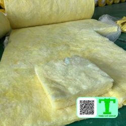 Glasswool không giấy bạc là loại vật liệu không thấm nước, không tự bốc cháy và khả năng kháng cháy lan tỏa lên tới gần 2h